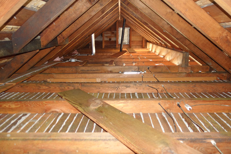 Attic Insulation Cleanup